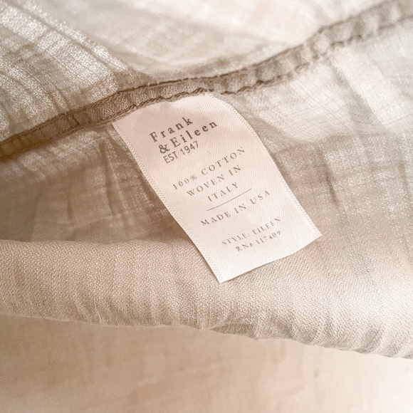 Frank & Eileen Eileen Famous Denim Shirt Green L - Picture 7 of 10